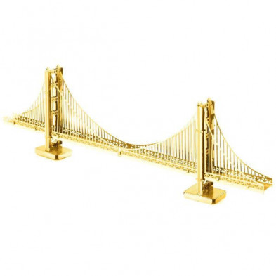 Maqueta puente golden gate oro - hipergol.com